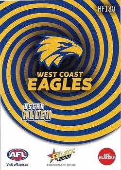 2021 Select AFL Footy Stars - Holographic Foil #HF130 Oscar Allen Back